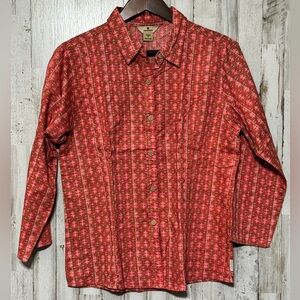 Woolrich 3/4‎ Sleeve Button Down Medium
